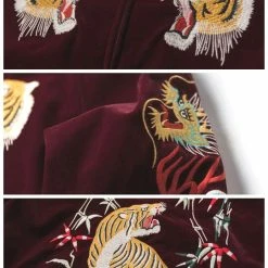 Non Stock 1950s Reversible Acetate Souvenir Jacket - Dragon Tiger Falcon OUTERWEAR 29 Non Stock 1950s Reversible Acetate Souvenir Jacket - Dragon Tiger Falcon OUTERWEAR