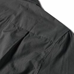 Bronson Classic Panama Open Collar Shirt - Dark Gray Back In Stock