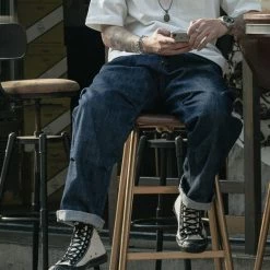 Non Stock NEW ARRIVALS Loose Climbers' Pants - Denim Blue 21 Non Stock NEW ARRIVALS Loose Climbers' Pants - Denim Blue