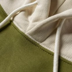 Non Stock NEW ARRIVALS 17.5 Oz Terry Cloth Two-Tone Hoodie - Olive/Apricot 27 Non Stock NEW ARRIVALS 17.5 Oz Terry Cloth Two-Tone Hoodie - Olive/Apricot