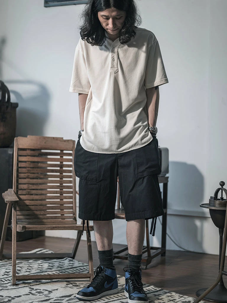 Non Stock NEW ARRIVALS 8.5 Oz Cotton Ripstop Cargo Shorts - Black 7 Non Stock NEW ARRIVALS 8.5 Oz Cotton Ripstop Cargo Shorts - Black