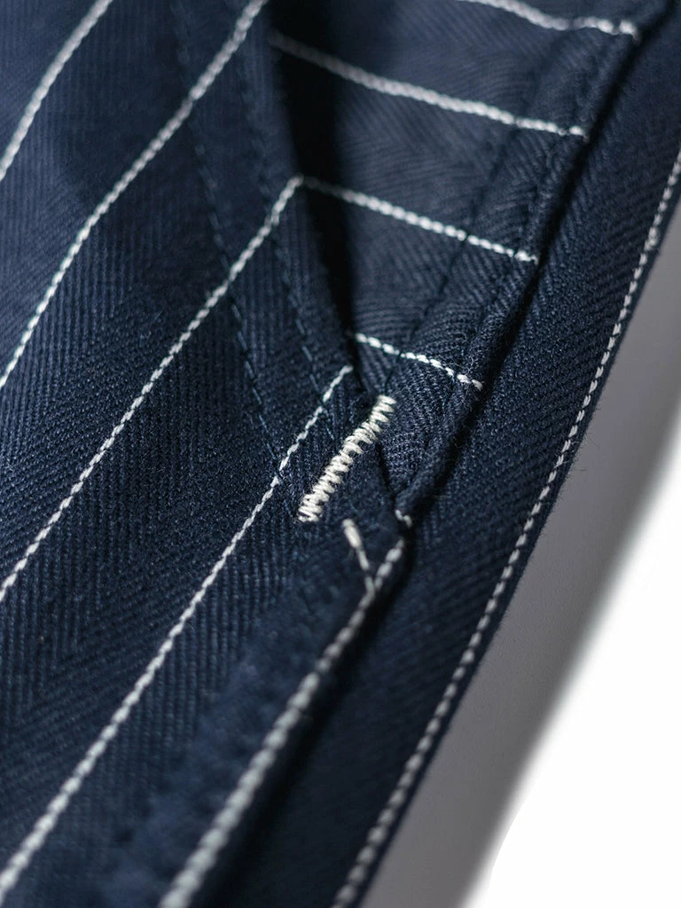 Bronson NEW ARRIVALS Lot 952 HBT Striped Mechanic Pants - Navy 17 Bronson NEW ARRIVALS Lot 952 HBT Striped Mechanic Pants - Navy