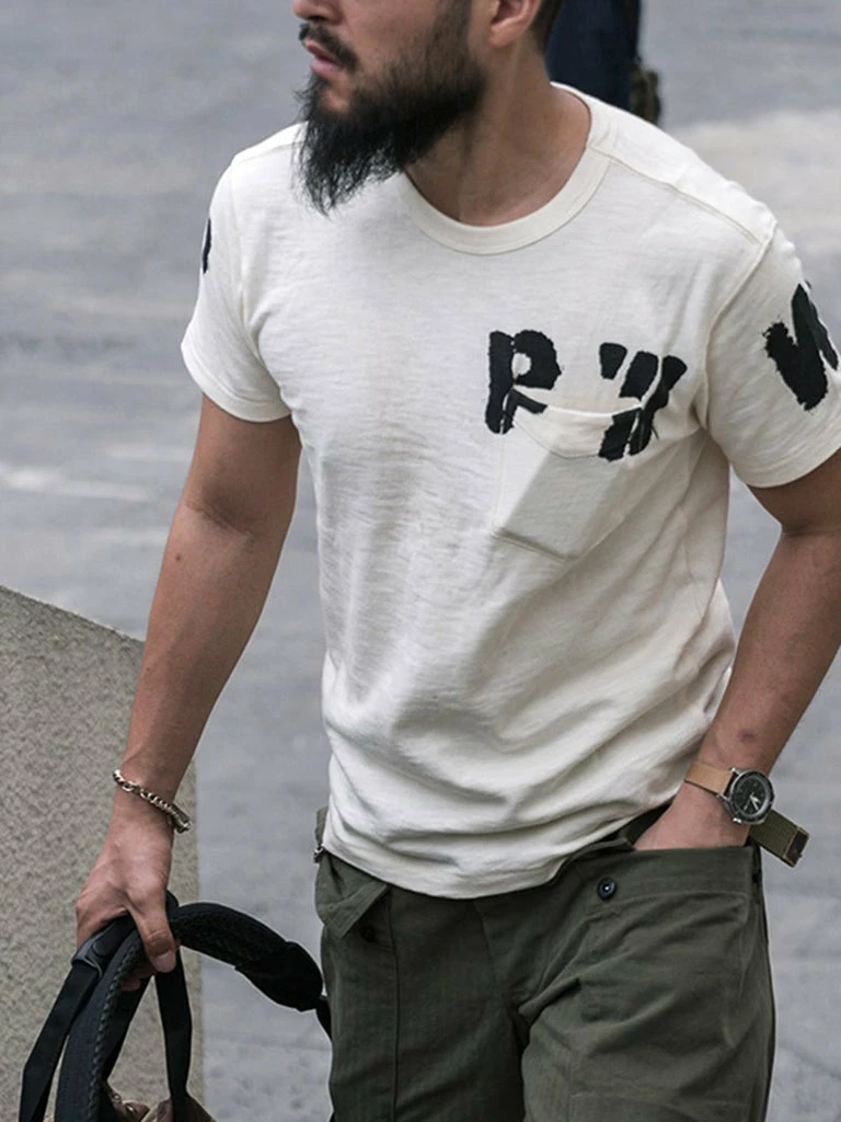 Bronson TOPS WWII US Army PW Pocket T-Shirt 16 Bronson TOPS WWII US Army PW Pocket T-Shirt