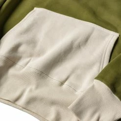 Non Stock NEW ARRIVALS 17.5 Oz Terry Cloth Two-Tone Hoodie - Olive/Apricot 29 Non Stock NEW ARRIVALS 17.5 Oz Terry Cloth Two-Tone Hoodie - Olive/Apricot