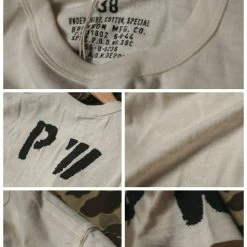 Bronson TOPS WWII US Army PW Pocket T-Shirt 33 Bronson TOPS WWII US Army PW Pocket T-Shirt