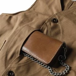 Bronson NEW ARRIVALS 1930s Heavyweight Canvas Game Pocket Hunting Vest - Khaki 43 Bronson NEW ARRIVALS 1930s Heavyweight Canvas Game Pocket Hunting Vest - Khaki