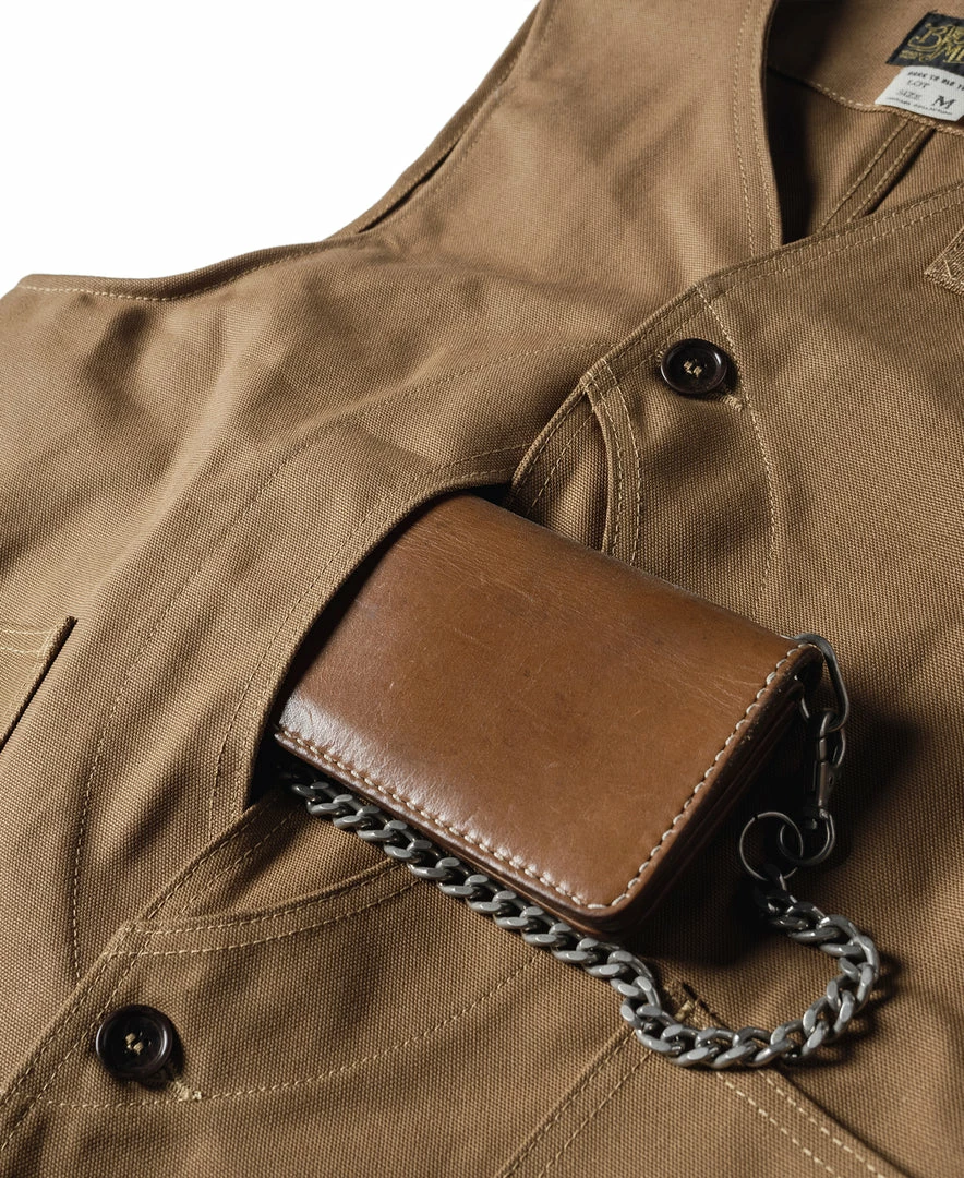 Bronson NEW ARRIVALS 1930s Heavyweight Canvas Game Pocket Hunting Vest - Khaki 18 Bronson NEW ARRIVALS 1930s Heavyweight Canvas Game Pocket Hunting Vest - Khaki