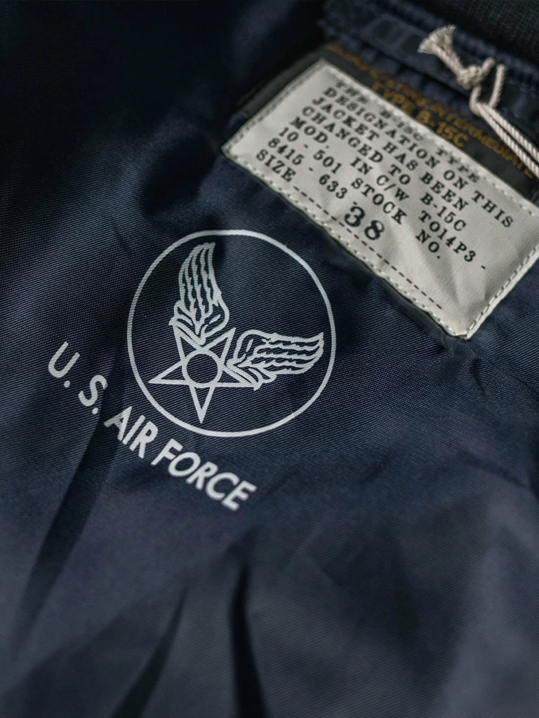 Bronson OUTERWEAR US Air Force Type B-15C MOD Flight Jacket 14 Bronson OUTERWEAR US Air Force Type B-15C MOD Flight Jacket