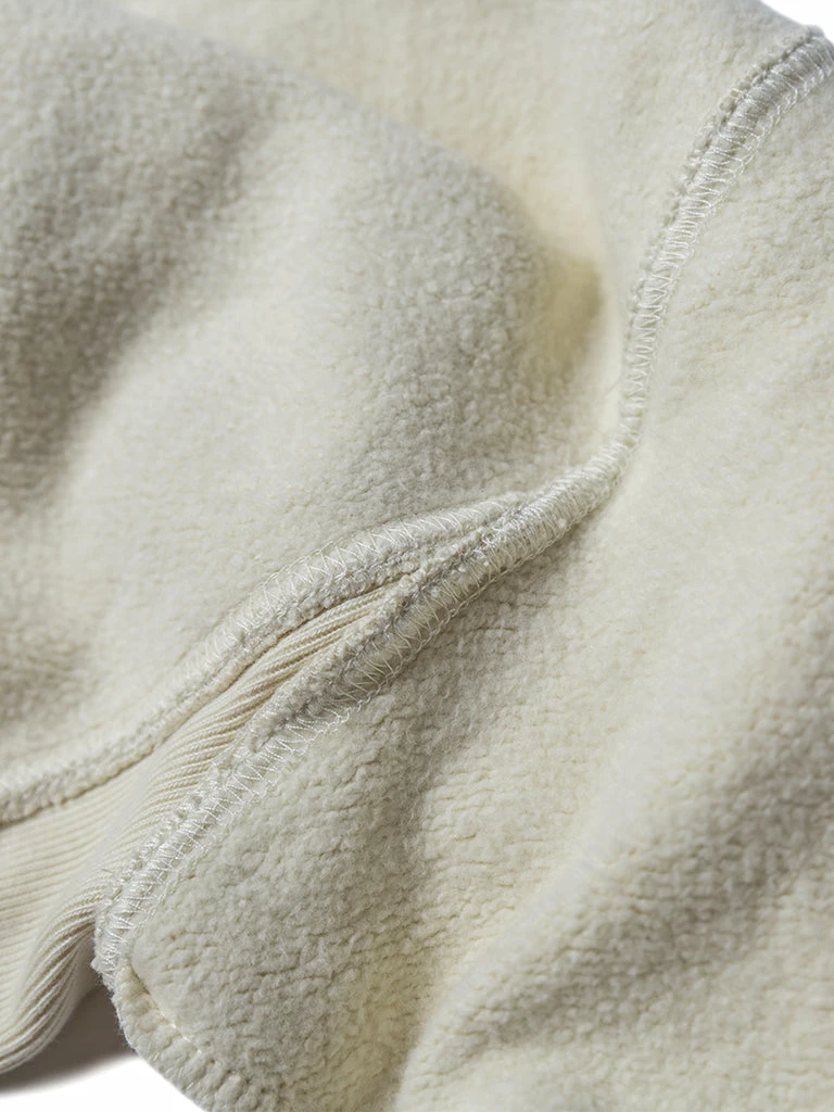 Bronson 21 Oz Military Academy Reverse Weave Hoodie - White TOPS 17 Bronson 21 Oz Military Academy Reverse Weave Hoodie - White TOPS