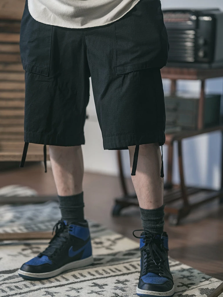 Non Stock NEW ARRIVALS 8.5 Oz Cotton Ripstop Cargo Shorts - Black 5 Non Stock NEW ARRIVALS 8.5 Oz Cotton Ripstop Cargo Shorts - Black