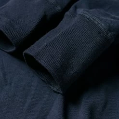 Bronson Vintage Long Sleeve Henley T-Shirt - Navy TOPS