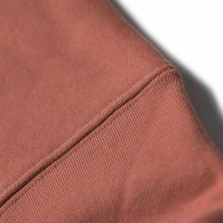 Non Stock TOPS 17.5 Oz Terry Cloth Zip-Up Hoodie - Brick Red