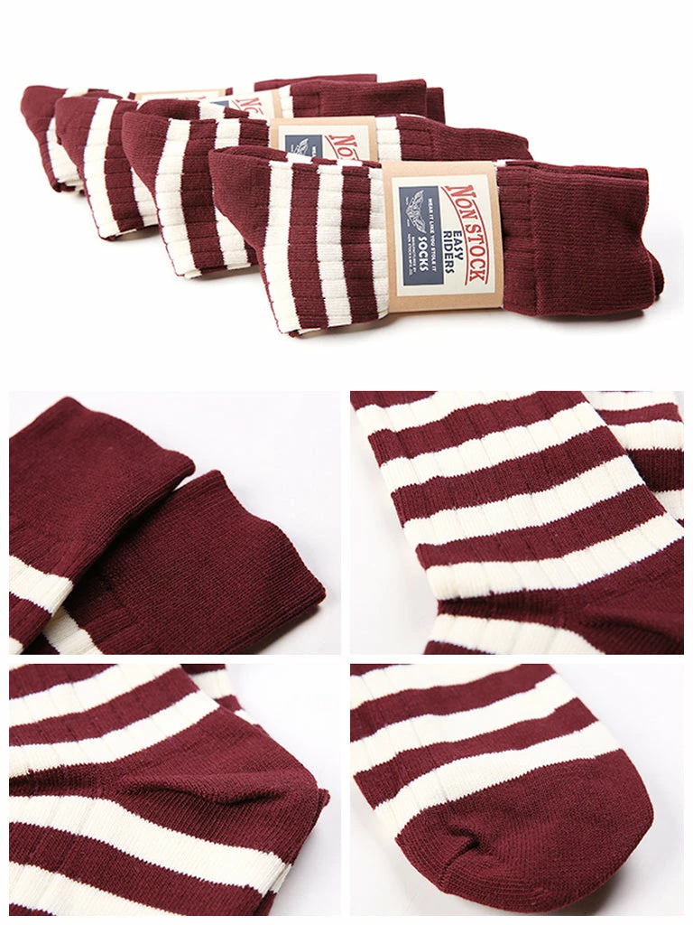 Non Stock BEST SELLERS Old School Prisoner Striped Cotton Socks 17 Non Stock BEST SELLERS Old School Prisoner Striped Cotton Socks