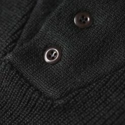 Bronson TOPS US Army High Neck Wool Sweater - Black