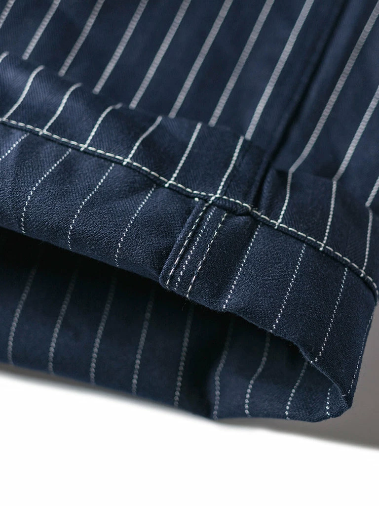 Bronson NEW ARRIVALS Lot 952 HBT Striped Mechanic Pants - Navy 19 Bronson NEW ARRIVALS Lot 952 HBT Striped Mechanic Pants - Navy