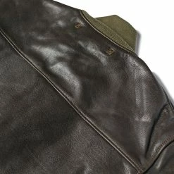 Bronson USAAF Type A-1 Leather Flight Jacket - Dark Brown OUTERWEAR