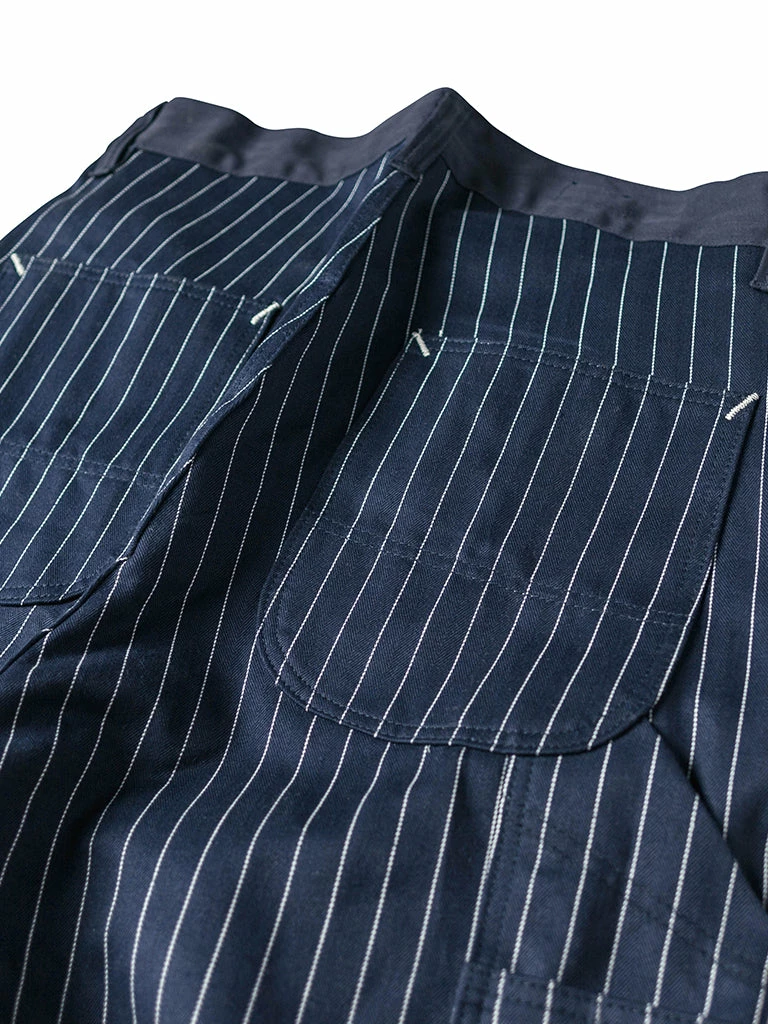 Bronson NEW ARRIVALS Lot 952 HBT Striped Mechanic Pants - Navy 20 Bronson NEW ARRIVALS Lot 952 HBT Striped Mechanic Pants - Navy
