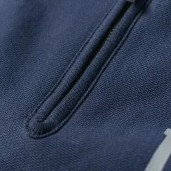 Non Stock 1950s USAFA Reverse Weave Half-Zip Sweatshirt - Navy