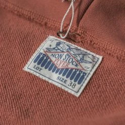 Non Stock TOPS 17.5 Oz Terry Cloth Zip-Up Hoodie - Brick Red