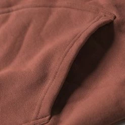 Non Stock TOPS 17.5 Oz Terry Cloth Zip-Up Hoodie - Brick Red