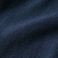 Non Stock 1950s USAFA Reverse Weave Half-Zip Sweatshirt - Navy