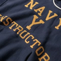 Bronson 21 Oz Navy Yard Instructor Reverse Weave Hoodie - Navy