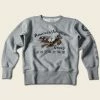 Non Stock Flying Tigers Military Print Sweatshirt - Gray TOPS 1 Non Stock Flying Tigers Military Print Sweatshirt - Gray TOPS