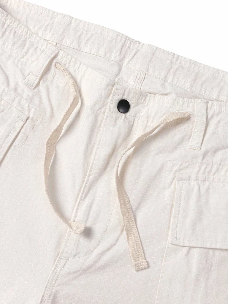 Non Stock NEW ARRIVALS 8.5 Oz Cotton Ripstop Cargo Shorts - White 8 Non Stock NEW ARRIVALS 8.5 Oz Cotton Ripstop Cargo Shorts - White