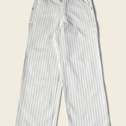 Bronson NEW ARRIVALS Lot 952 HBT Striped Mechanic Pants - White