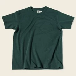 Bronson TOPS 1930s Slanted Pocket Tubular T-Shirt - Green