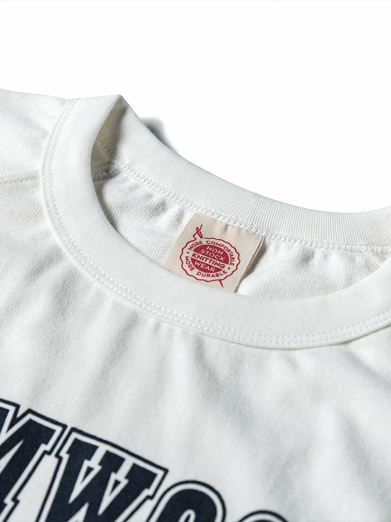 Non Stock Vintage Elmwood Elementary Print Raglan Sleeve T-Shirt TOPS 13 Non Stock Vintage Elmwood Elementary Print Raglan Sleeve T-Shirt TOPS