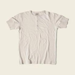 Bronson 1890s Slub Cotton Henley T-Shirt Back In Stock