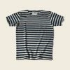 Bronson Breton Stripe T-Shirt - Navy/White