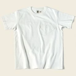 Bronson BEST SELLERS 1930s Slanted Pocket Tubular T-Shirt - White