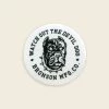 Bronson Vintage Watchdog Pin Button Badge - White