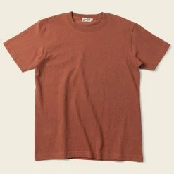 Non Stock 9 Oz US Cotton Tubular T-Shirt - Orange Red TOPS