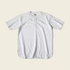 Non Stock 9.8 Oz Cotton Pique Baseball T-Shirt - White