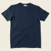 Non Stock 10.5 Oz US Cotton Tubular Gusset T-Shirt - Indigo