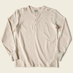 Bronson Vintage Long Sleeve Henley T-Shirt - Apricot NEW ARRIVALS