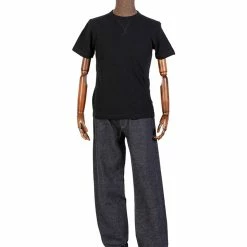 Non Stock 10.5 Oz US Cotton Tubular Gusset T-Shirt - Black