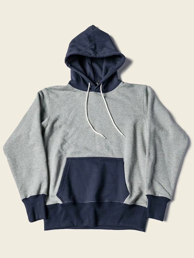 Non Stock 17.5 Oz Terry Cloth Two-Tone Hoodie - Gray/Navy NEW ARRIVALS 3 Non Stock 17.5 Oz Terry Cloth Two-Tone Hoodie - Gray/Navy NEW ARRIVALS