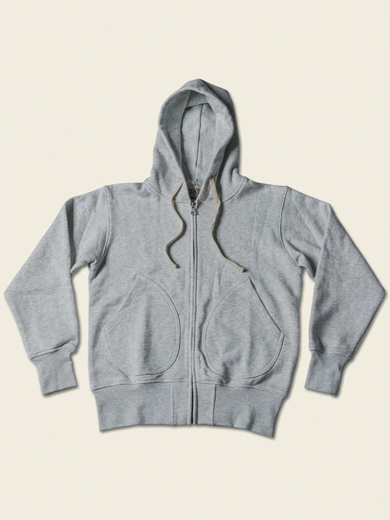 Non Stock 17.5 Oz Terry Cloth Zip-Up Hoodie - Light Gray TOPS 3 Non Stock 17.5 Oz Terry Cloth Zip-Up Hoodie - Light Gray TOPS