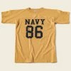 Bronson TOPS US Naval Football T-Shirt - Yellow