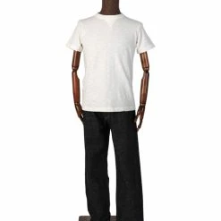 Non Stock 10.5 Oz US Cotton Tubular Gusset T-Shirt - White TOPS