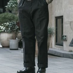 Bronson Lot 962 1960s 15 Oz Cotton Double Pleated Pants 31 Bronson Lot 962 1960s 15 Oz Cotton Double Pleated Pants