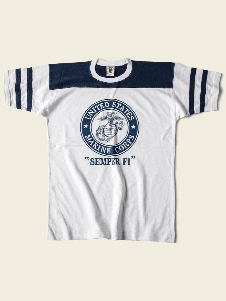 Bronson 1970s USMC Semper Fi Print Athletic T-Shirt NEW ARRIVALS 3 Bronson 1970s USMC Semper Fi Print Athletic T-Shirt NEW ARRIVALS