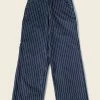 Bronson NEW ARRIVALS Lot 952 HBT Striped Mechanic Pants - Navy