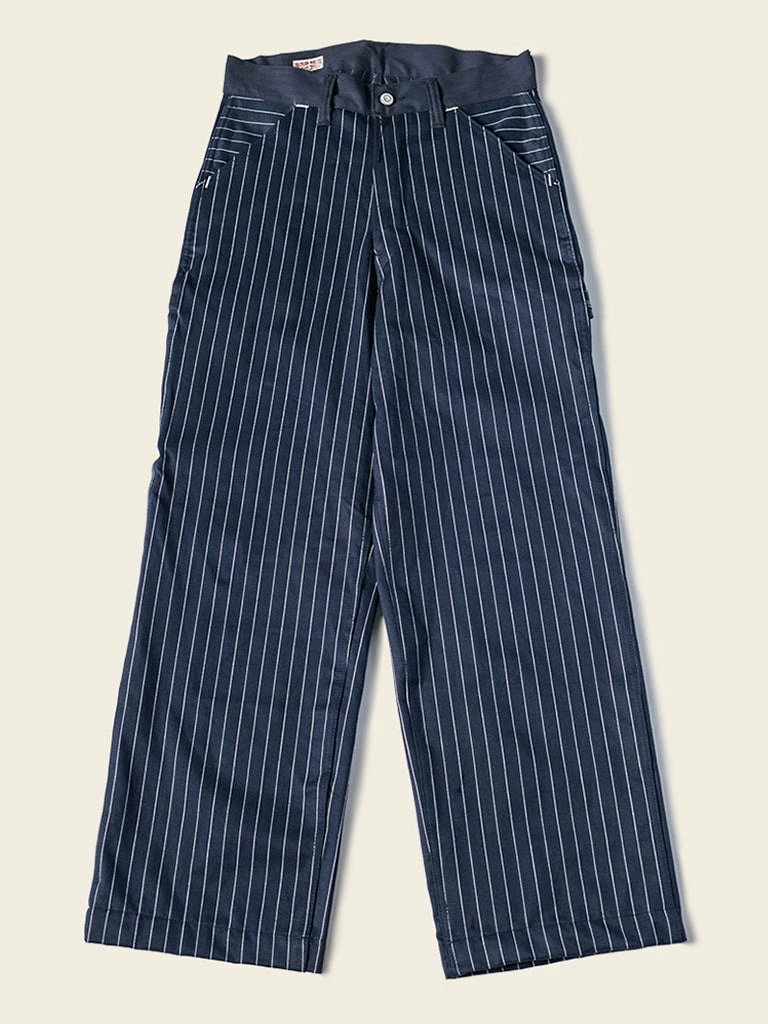 Bronson NEW ARRIVALS Lot 952 HBT Striped Mechanic Pants - Navy 3 Bronson NEW ARRIVALS Lot 952 HBT Striped Mechanic Pants - Navy