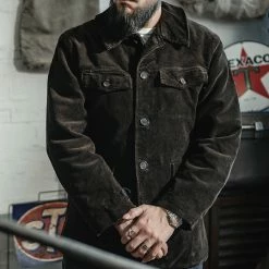 Bronson 1930s French Heavyweight Corduroy Hunting Jacket OUTERWEAR 22 Bronson 1930s French Heavyweight Corduroy Hunting Jacket OUTERWEAR