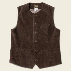 Bronson OUTERWEAR 1910s Retro Corduroy Vest